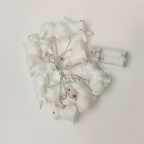 10PCS Bunny String Lights